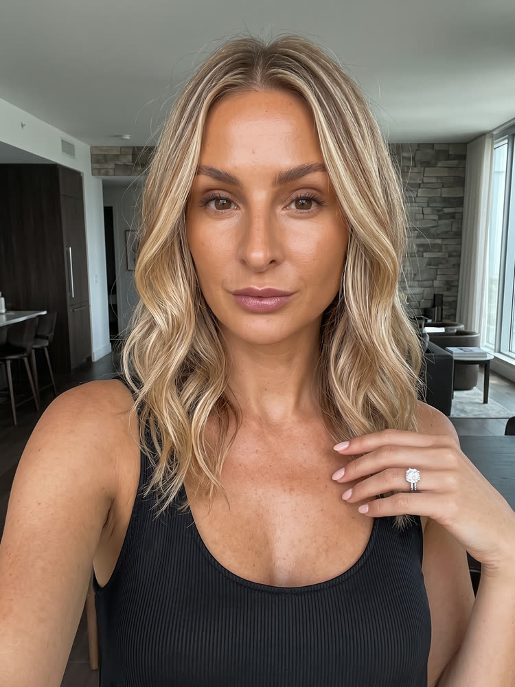 Skin at the end of the first week of using Oleyra tanning drops
